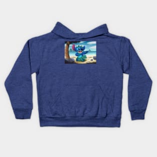 Hawaii Stitch Kids Hoodie